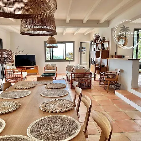 La Sarrazine - Port Du Niel - Vue Вилла *